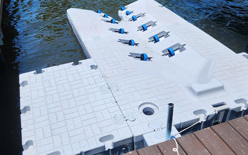 Snap Port drive-on jet ski dock sold by Snap Dock Orlando - in Windermere 